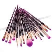 Factory Outlet  Eye  Makeup Brush Set Diamond Handle 15PCS Blending Eyeshadow Makeup  Brushes